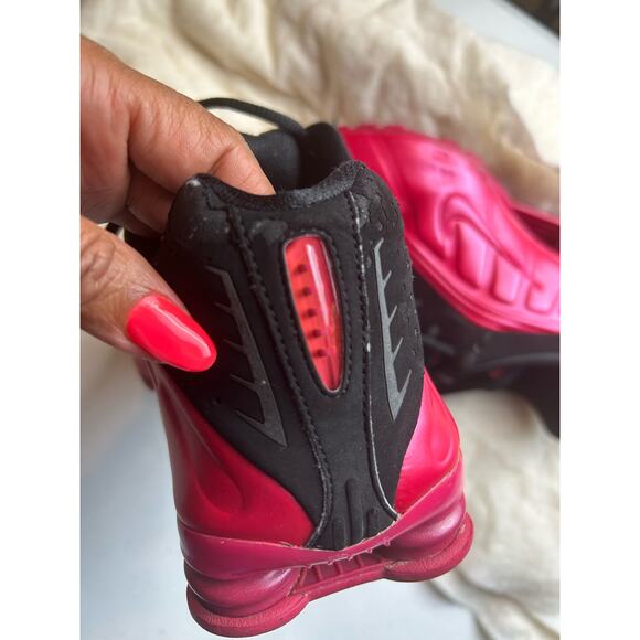Nike Shox R4 Voltage Cherry Blk Running Shoe 302874-600 Sz 10 Rare Women's - Picture 11 of 13